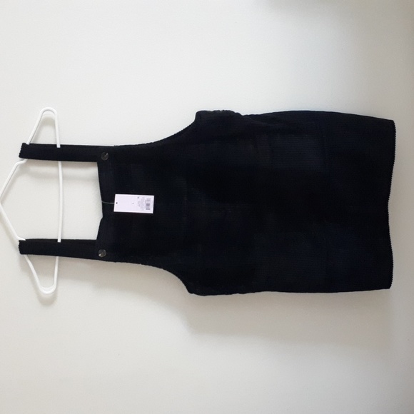 Wild Fable Black Corduroy Dress Overalls/New - Picture 3 of 10